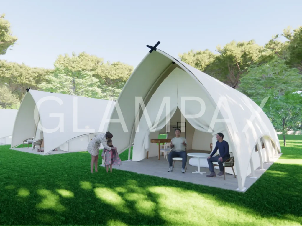 tenda glamping arcus glampax